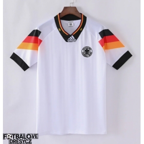 Německo 1992 Retro Domácí Dres Krátký Rukáv Německo 1992 Retro Domácí Dres Krátký Rukáv